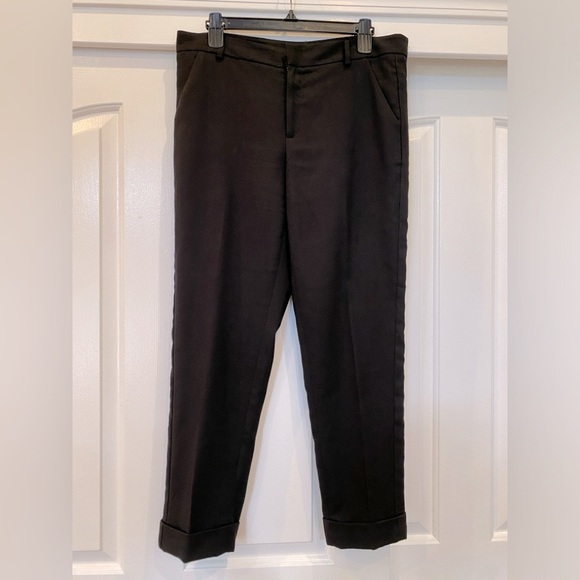 Anthropologie cartonnier lou taper trousers black size 10 - Picture 12 of 12